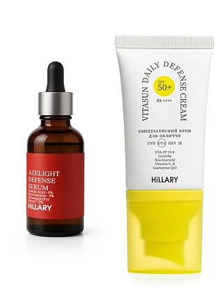 Комплекс для сияния и защиты кожи spf50 hillary brightening and skin protection complex