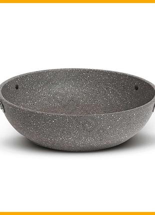 Сотейник flonal monolite 32 см серый антипригарный для жарки овощей мяса и рыбы cookware