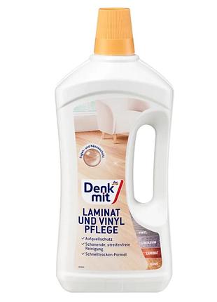 Средство для ламинированных и пробковых полов denkmit, 1 л – эффективная очистка и уход.