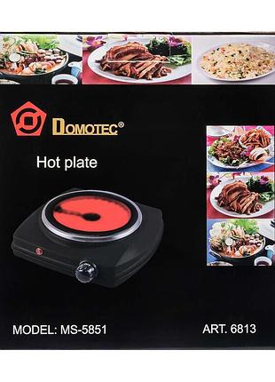 Электроплита domotec ms 5851 / 6813 / керамика, 900w modern home style