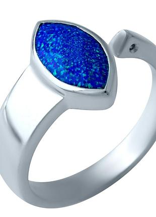 Серебряное кольцо высокогокачества с опалом 0.625ct, вес изделия 3,55 гр (1919743) 17 размер