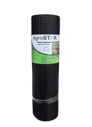 Сітка вольєрна 12*14"agrostar"0.5*100 м (чорна)