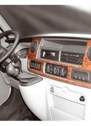 Накладки на панель (2004-2010) дерево для opel movano рр