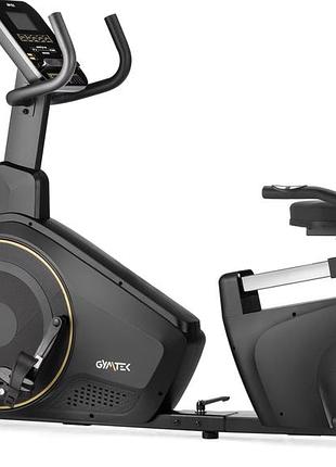 Горизонтальний велотренажер gymtek xbr6000 електромагнітний золотистий