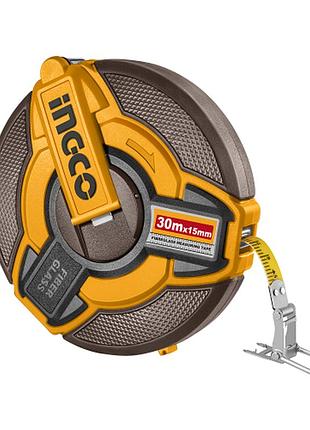Рулетка 30 м х 12,5 мм "profi" ingco industrial