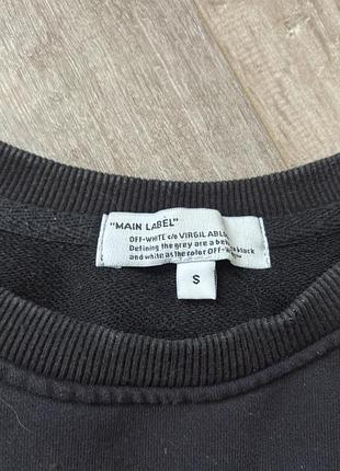 Світшот off-white main label 3