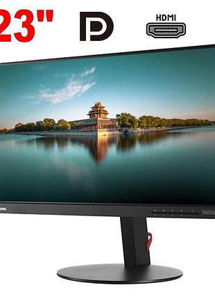 Монітор lenovo thinkvision t23i-10 / 23" (1920x1080) ips / 1x hdmi, 1x displayport, 1x vga, 4x usb 3.0, 1x audio / vesa 100x100 /