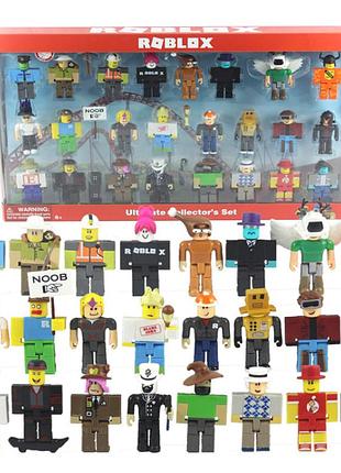Большой набор фигурок roblox с предметам, игрушечные фигурки роблокс ultimate set 24 фигурки модель 1