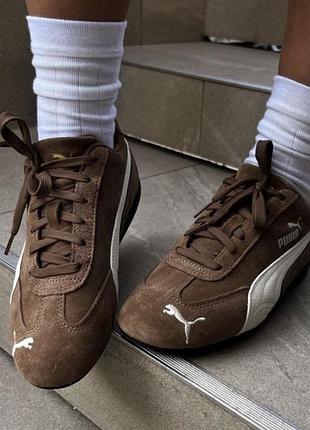 Кросівки puma speedcat коричневі нові