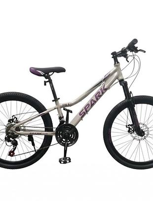 Велосипед al 24" spark till, рама 11" серебристый (239994)