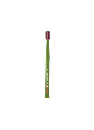 Зубная щетка curaprox cs 3960 super soft, d 0,12 мм 03 зубная щетка светло-синяя/щетина красная