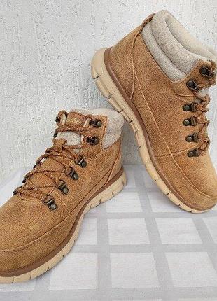 Суперлегкие ботинки текстильние skechers р.40