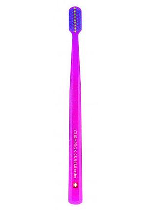 Ортодонтическая зубная щетка curaprox cs 5460 ultra soft ortho с углублением, d 0,10 мм 09 зубная щетка