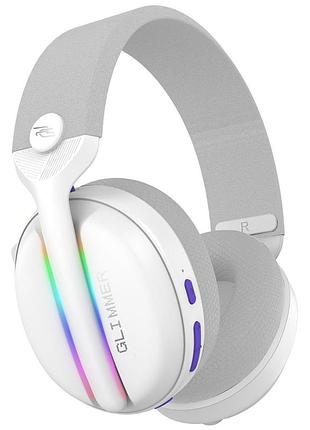 Бездротова ігрова гарнітура proove gaming glimmer (app) white/purple