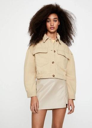 Вкорочена куртка pull&amp;bear , бавовна 3