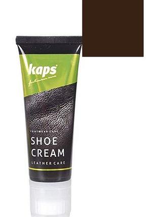 Крем для обуви kaps shoe cream 75ml 139 средний коричневый