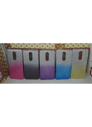 Чехол блёстки для xiaomi redmi note 4x