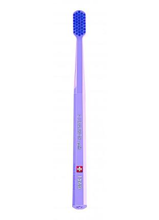 Зубная щетка curaprox cs 1560 soft, d 0,15 мм 09 зубная щетка лиловая/щетина синяя