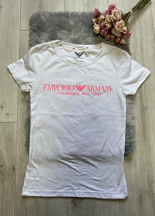 Оригінал футболка жіноча emporio armani s-m