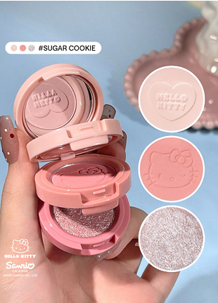 Тени-стек sheglam hello kitty darling dear - sugar cookie (5985)