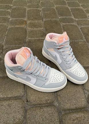 Жіночі кросівки 1 retro grey pink