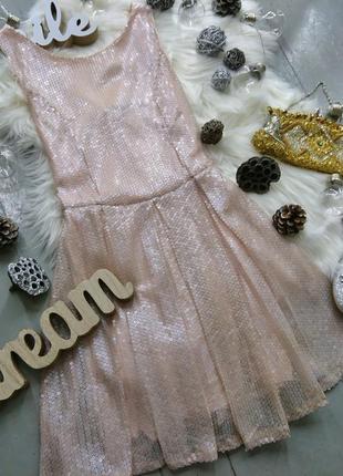 Коктейльна сукня у блискітках №295/4