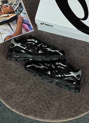 Asics gel-nyc black&amp;silver 6