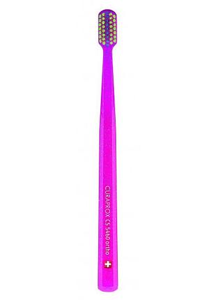 Ортодонтическая зубная щетка curaprox cs 5460 ultra soft ortho с углублением, d 0,10 мм 10 зубная щетка