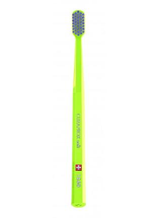 Зубная щетка curaprox cs 1560 soft, d 0,15 мм 08 зубная щетка светло-зеленая/щетина фиолетовая