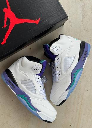 Мужские кроссовки air jordan 5 retro «grape»