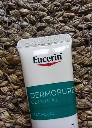 💚eucerin dermopure mattifying fluid матуючий себорегулюючий флюїд для жирної шкіри з саліциловою кислотою 3