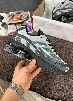 Nike shox ride 2 sp x supreme 'grey'