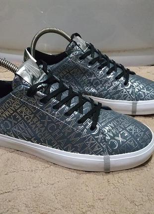 Женские кроссовки,кеды armani exchange pelle sneakers originals