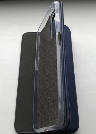 Чехол книжка для oppo a76 синий 4