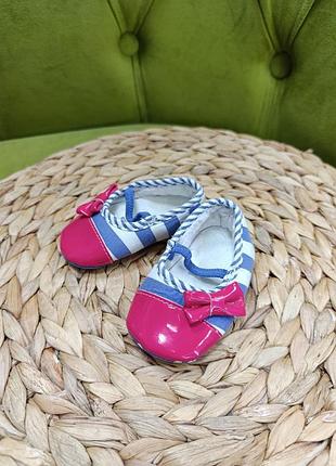 Дитячі балетки пінетки для дівчинки на 3-6 місяців 11,5 см dunnes