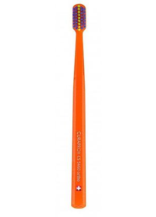 Ортодонтическая зубная щетка curaprox cs 5460 ultra soft ortho с углублением, d 0,10 мм 05 зубная щетка