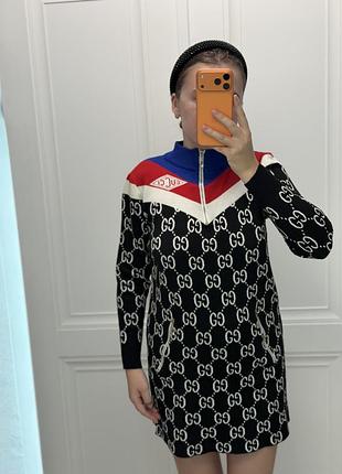Сукня жіноча чорна трикотаж тепла
