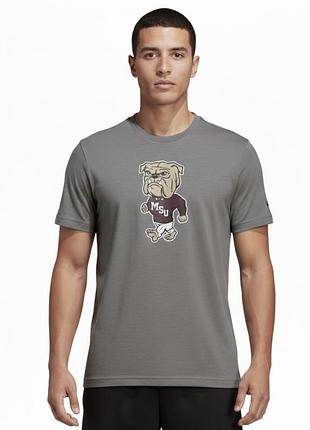 Оригінальна футболка adidas msu bulldogs 🩶
