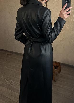 Чорний плащ zara 5