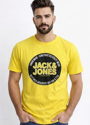 Футболка чоловіча jack & jones premium organic 60% бавовна 40% поліестер