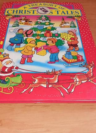 A teasury of christmas tales детская новогодняя книга рождественская книга редво нового года сказки ретро нюанс