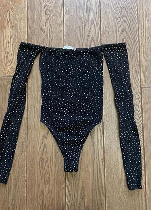 Боді в стрази pull and bear