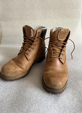 Timberland чоловічі зимові черевики чоботи з хутром