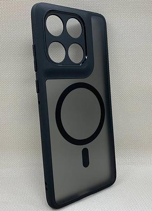Чехол motorola edge 60 fusion противоударный bq magsafe матовый черный