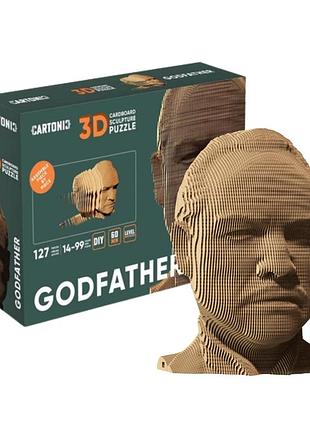 Картонный 3d пазл-конструктор "cartonic 3d puzzle godfather" крестный отец