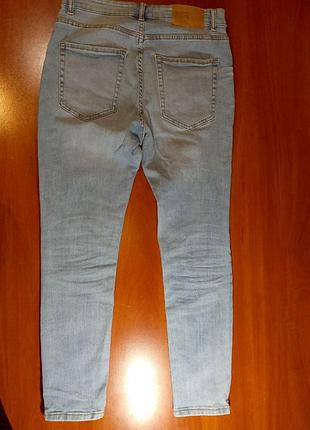 Джинси pull&bear світлі чоловічі розмiр м (eu42. us32)