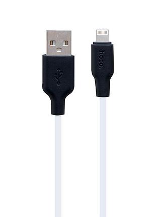 Кабель usb hoco x21 plus silicone lightning 2m