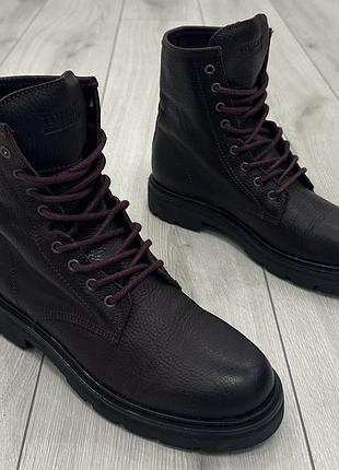 Жіночі черевики tommy hilfiger big flag sparkle lace up boots (25 см)