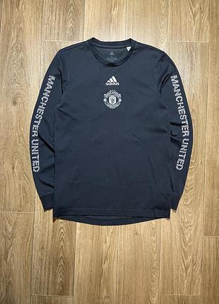 Лонгслів adidas manchester united сірий розмір s