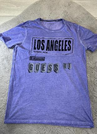 Чоловіча футболка guess з принтом "los angeles"